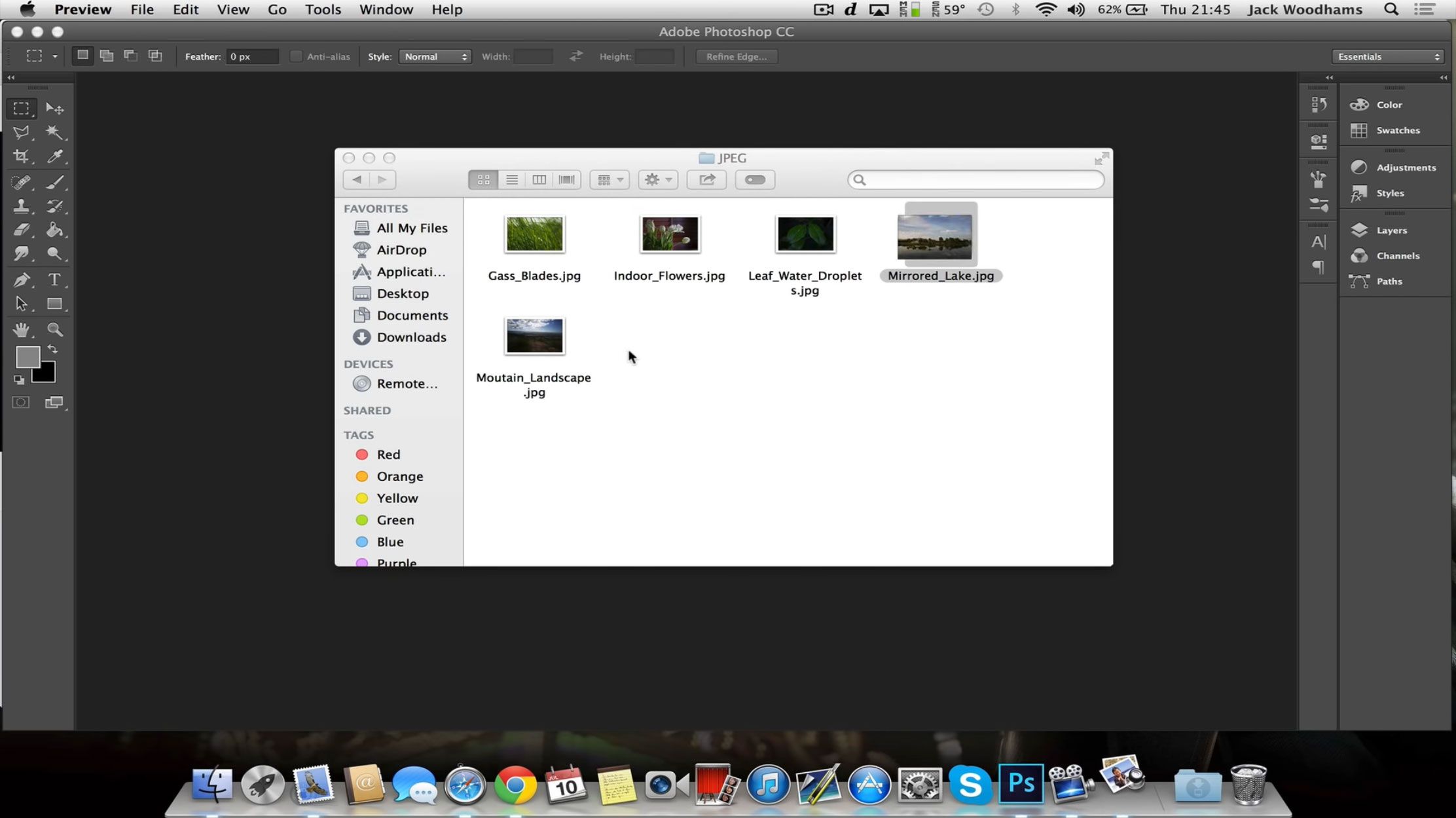 Come convertire i file DNG in JPEG su un Mac..