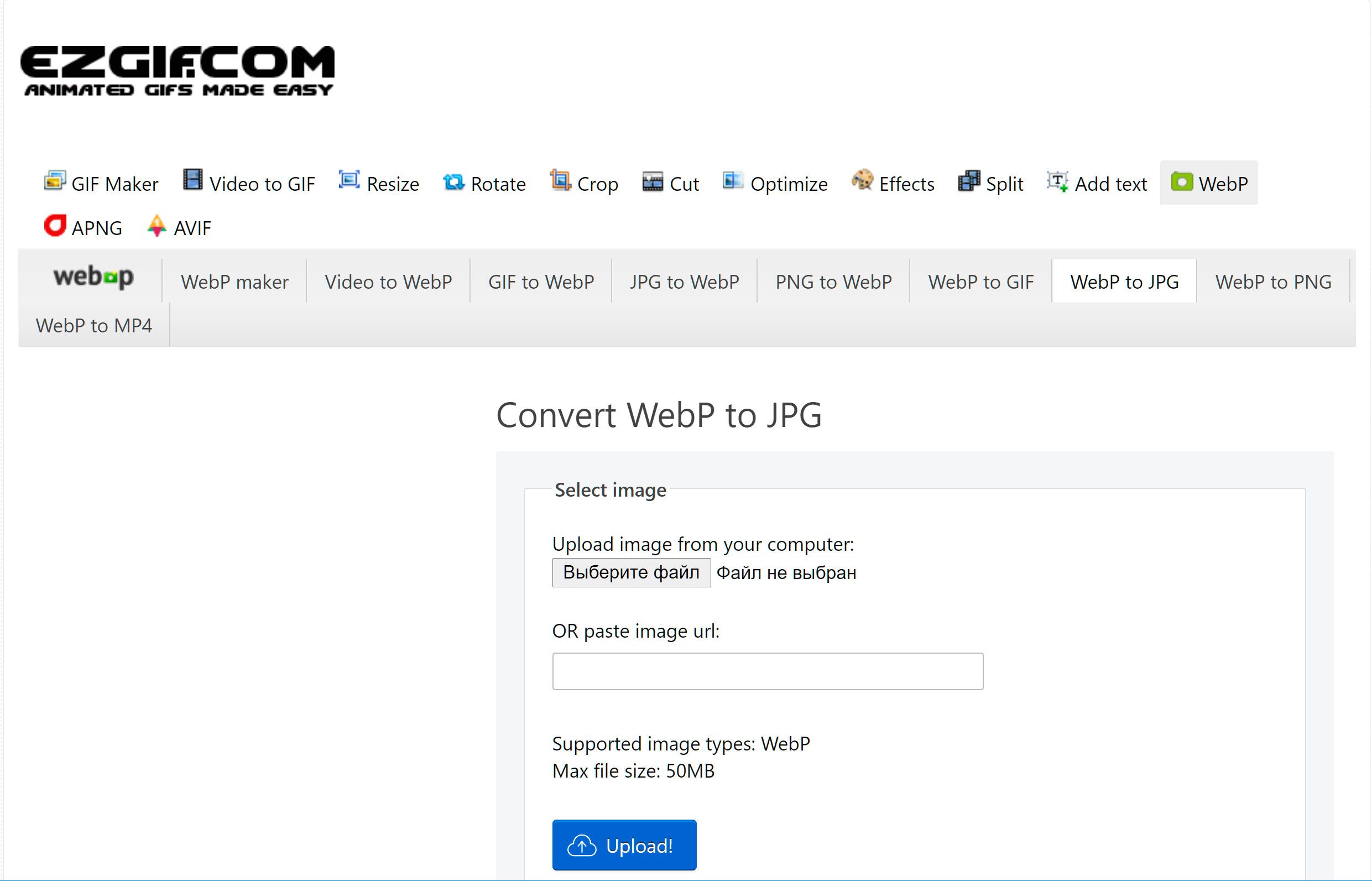 Come convertire da WebP a JPG online..