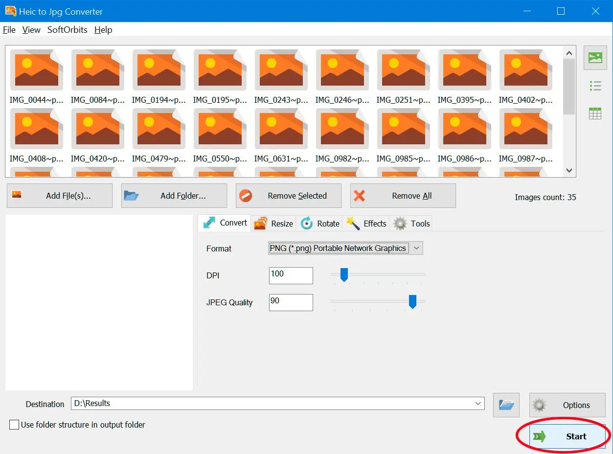 Software per convertire HEIC in PNG..
