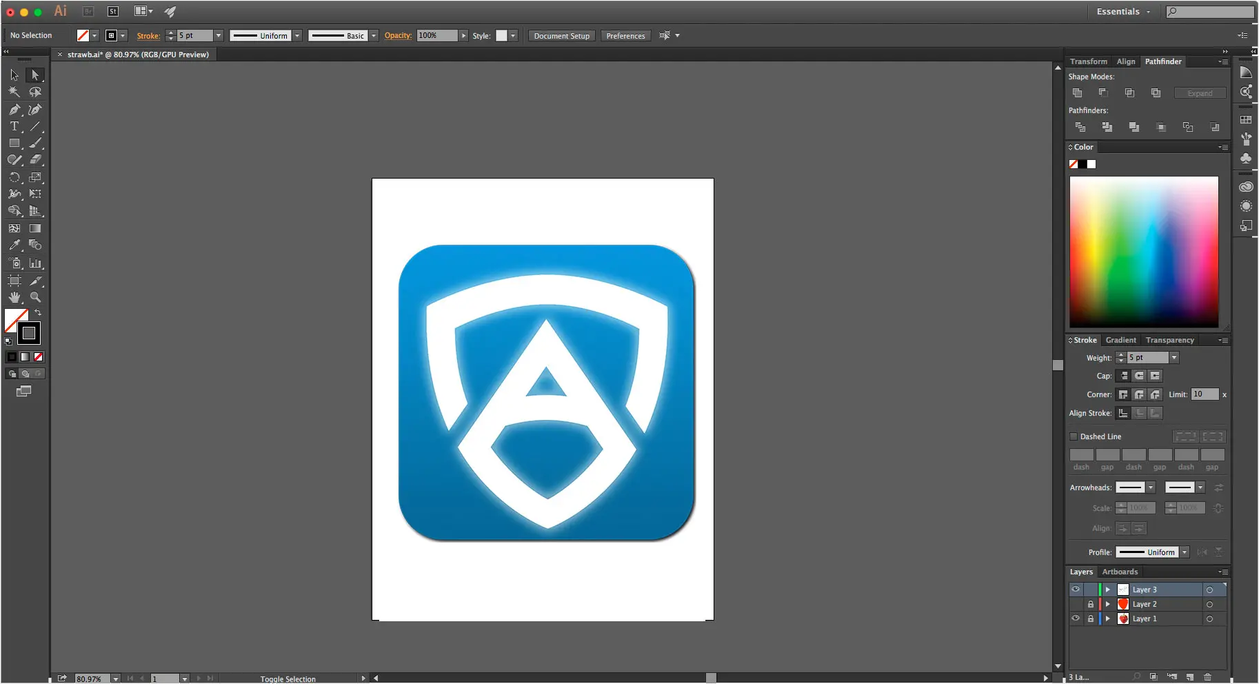 Adobe Illustrator: crea icona..