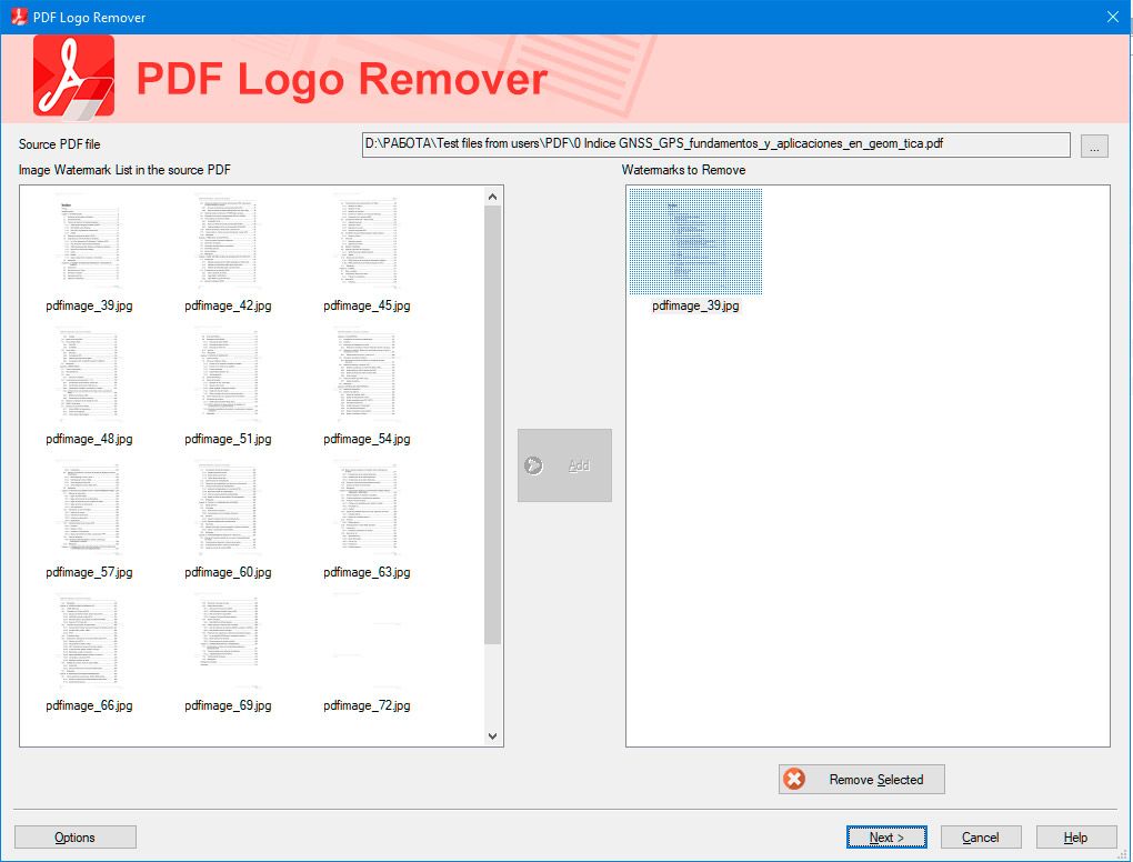 App per rimuovere watermark dai PDF..