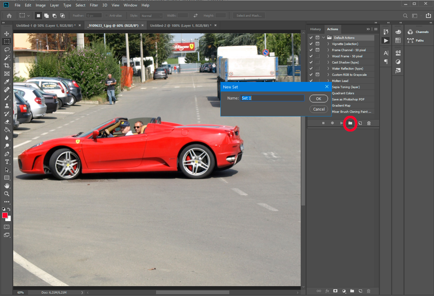 Photoshop - crea set.