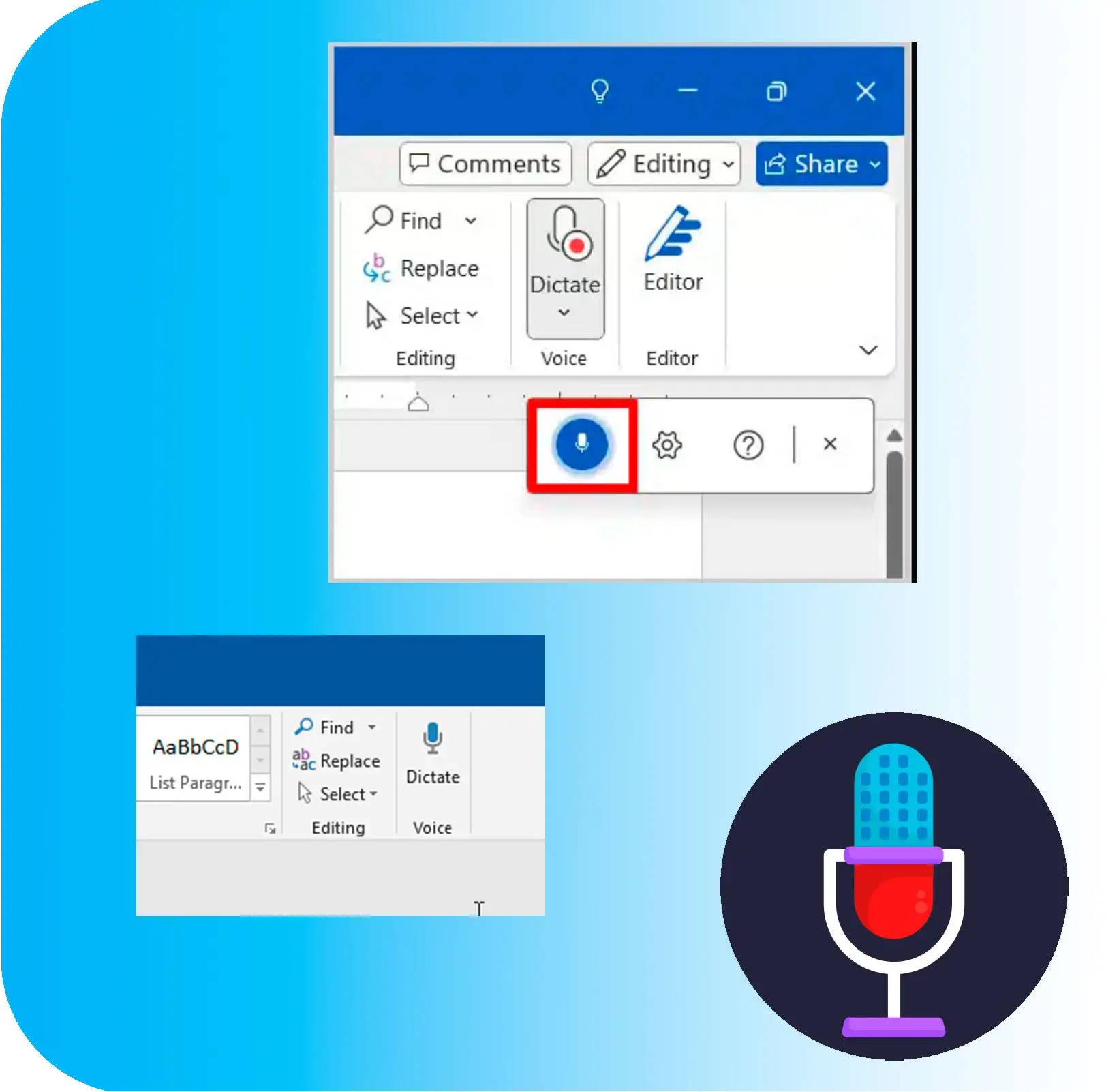 SayOnce - Voice Dictation Software Screenshot.