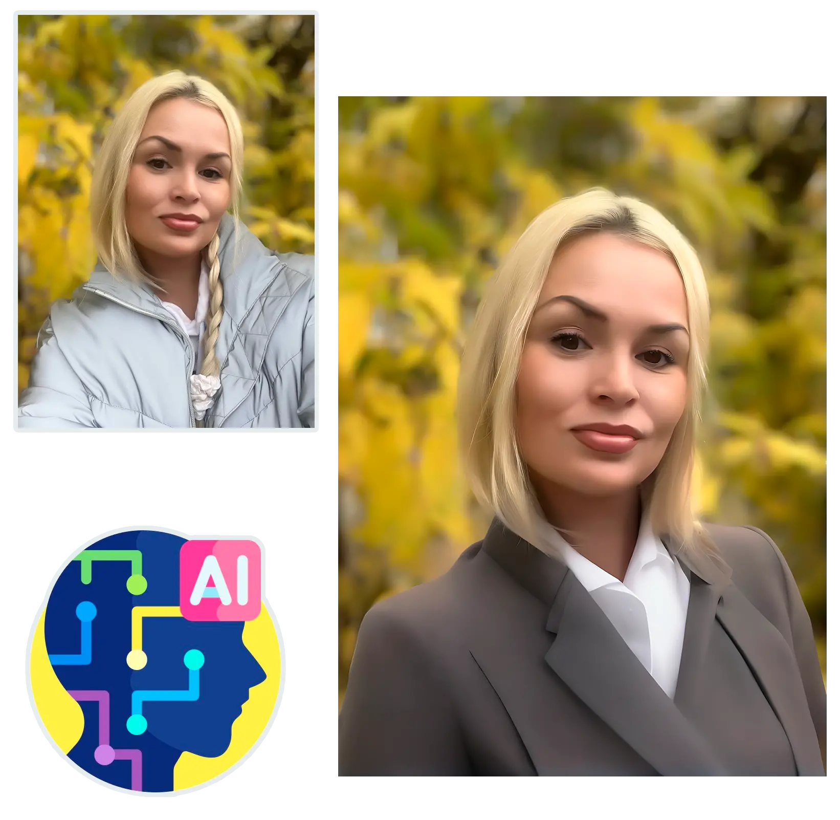 Editor di Foto con Abito AI Preciso.