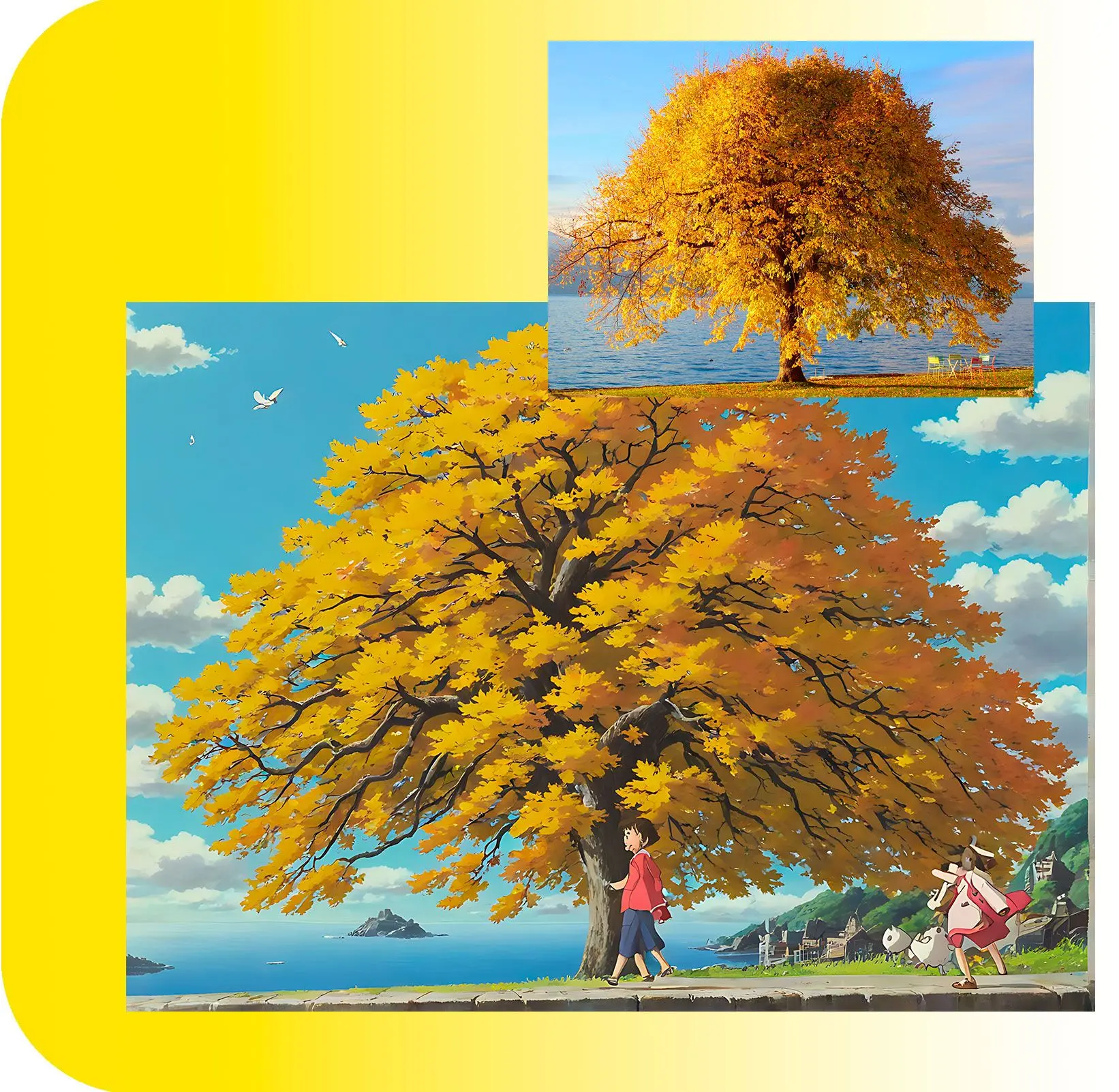 Colpisci il tuo pubblico con arte AI unica.