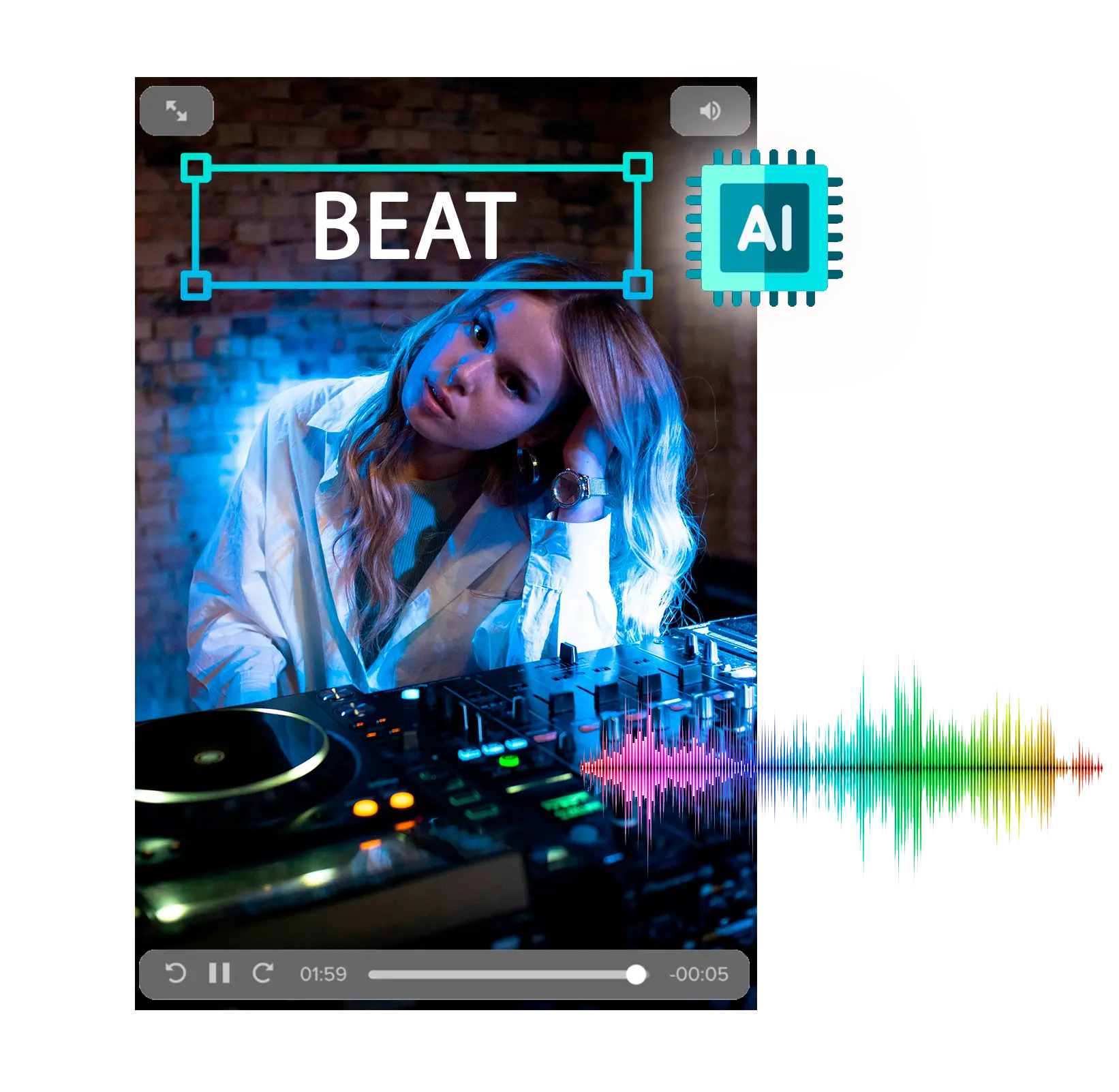 Genera Video con Audio.