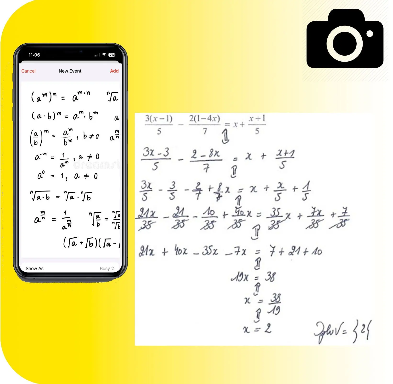 Scatta semplicemente una foto o una schermata.