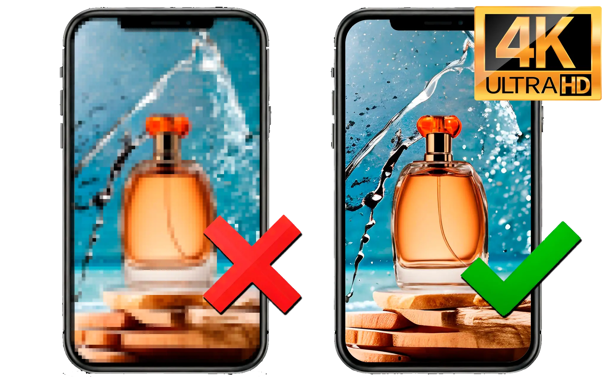 Output ad alta risoluzione.