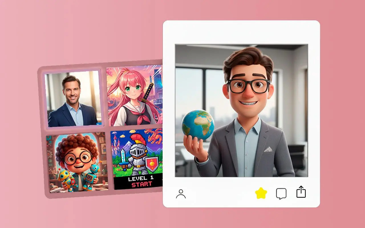 Crea qualsiasi cosa tu possa immaginare: Crea avatar personalizzati.