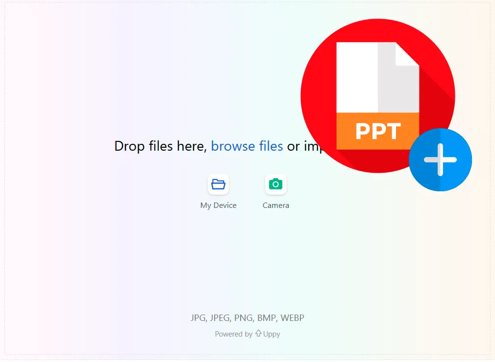 Carica una presentazione PPT.