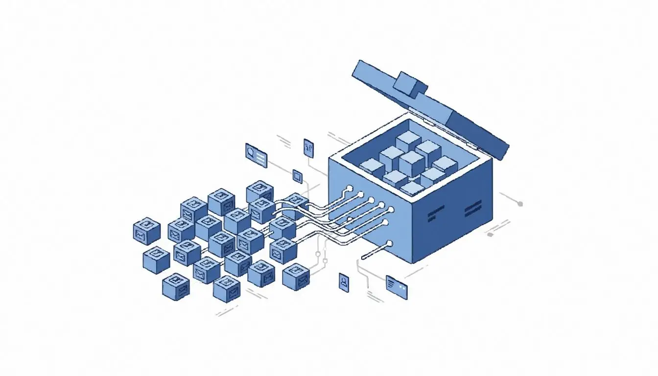 Trasforma un mucchio di email sparse in un unico archivio utilizzabile.