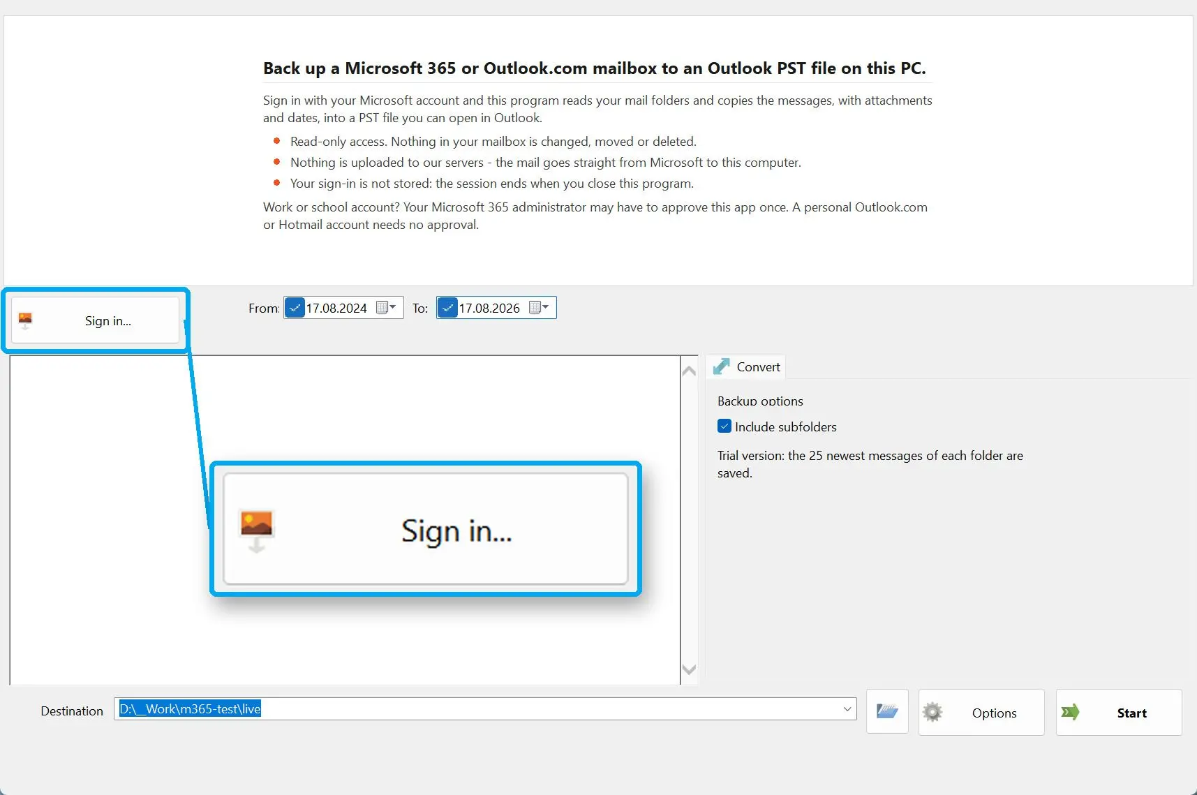 Accedi con Microsoft.