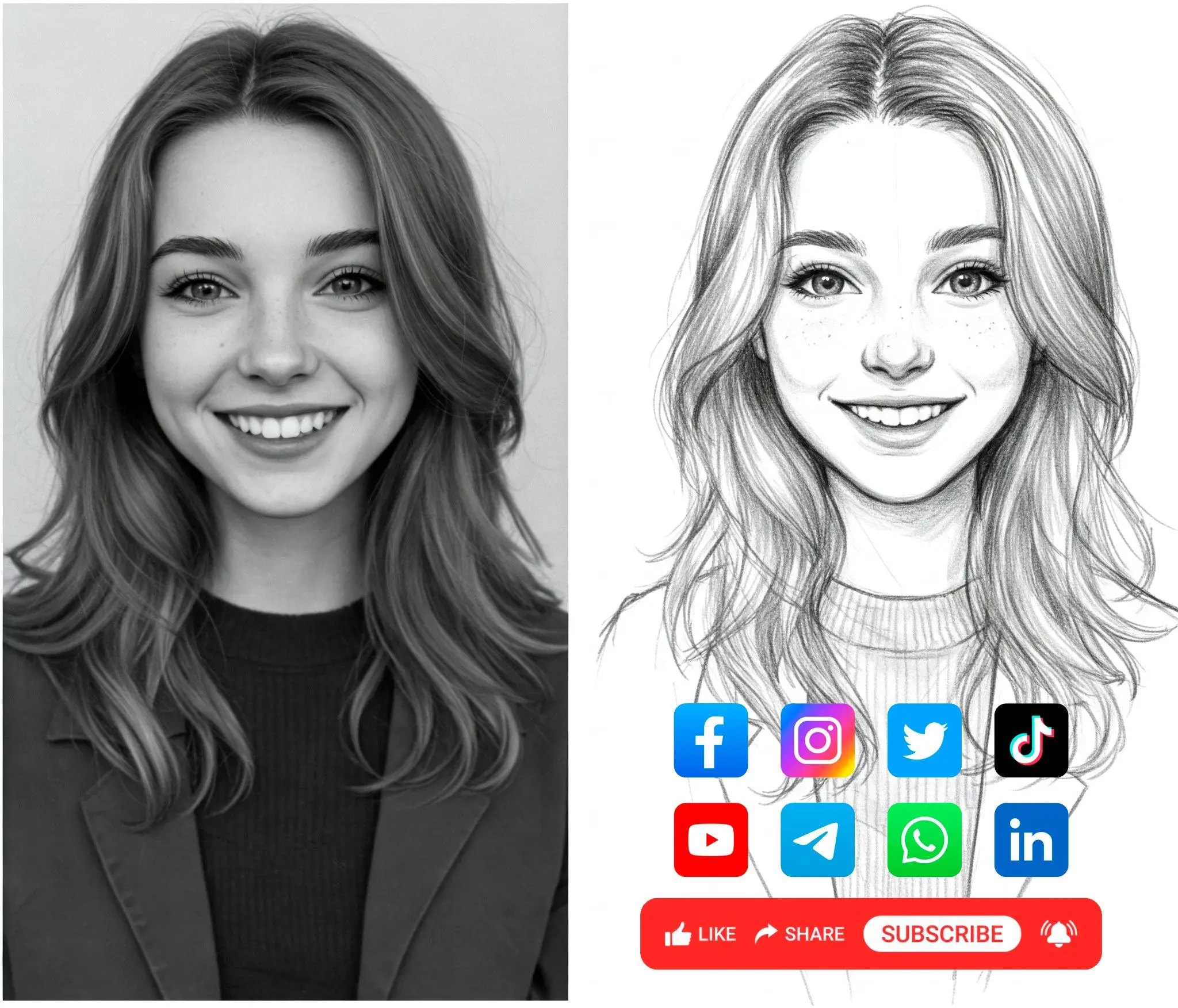 Dove puoi usare disegni al tratto?: Crea Contenuti per i Social Media.