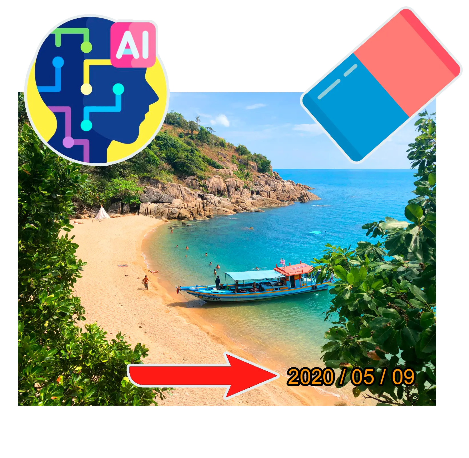 Potente rilevamento filigrane AI.