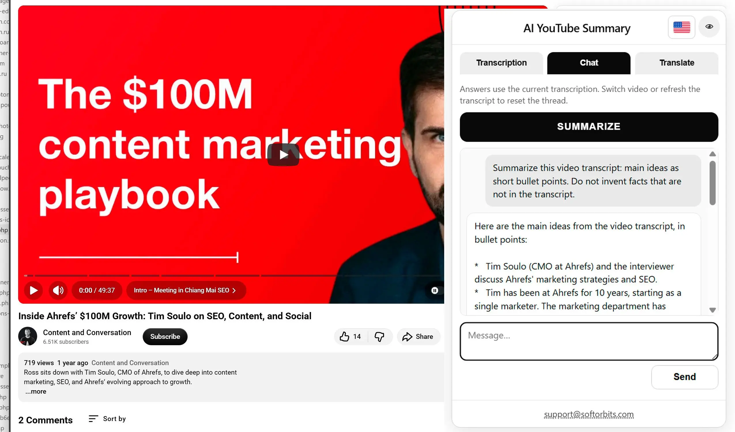 Riassumi il video con l